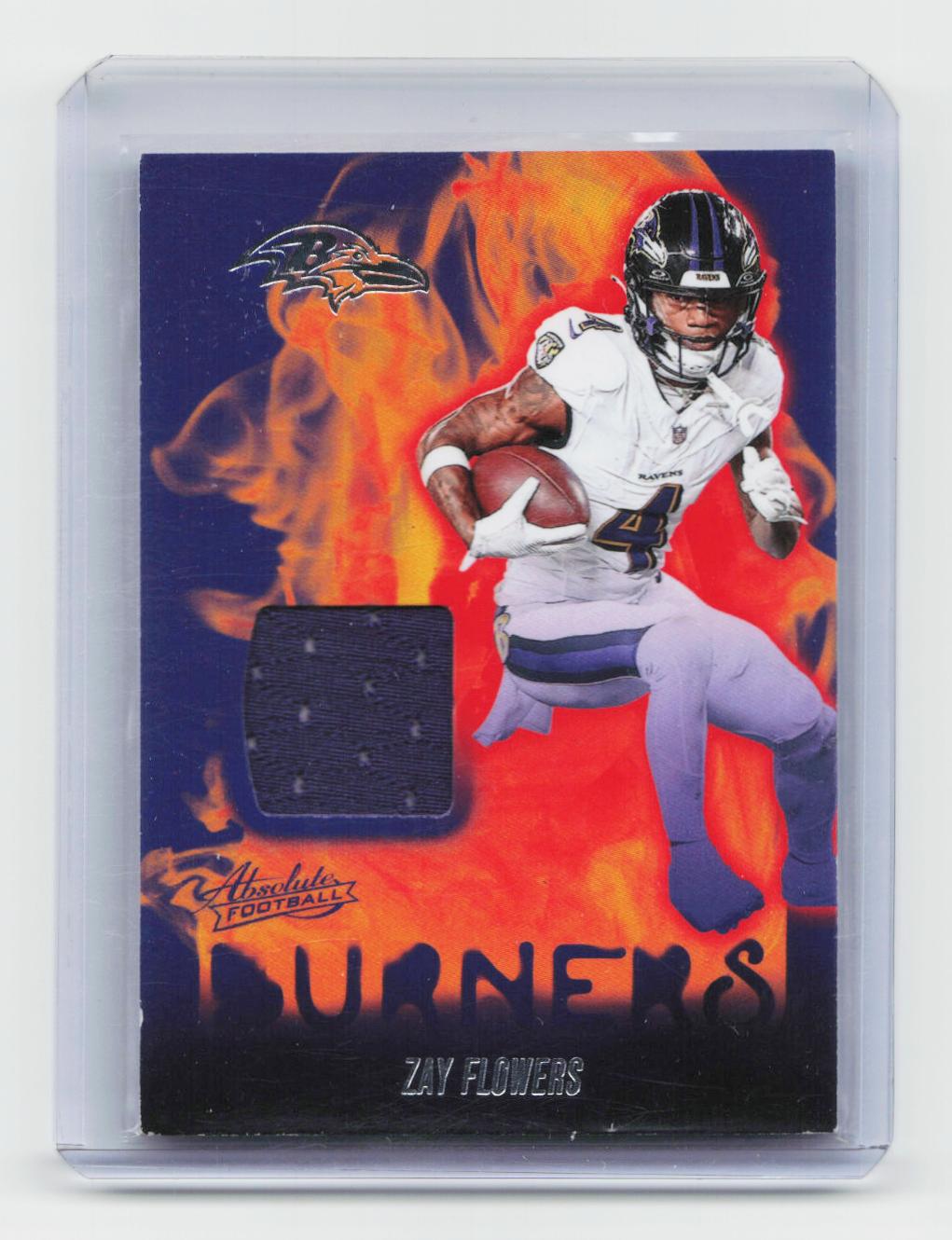 2024 Panini Absolute #AB-ZFS Zay Flowers Absolute Burners