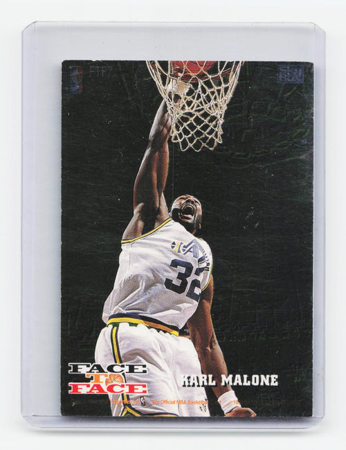 1993-94 Hoops #FTF7 Tom Gugliotta / Karl Malone Face to Face