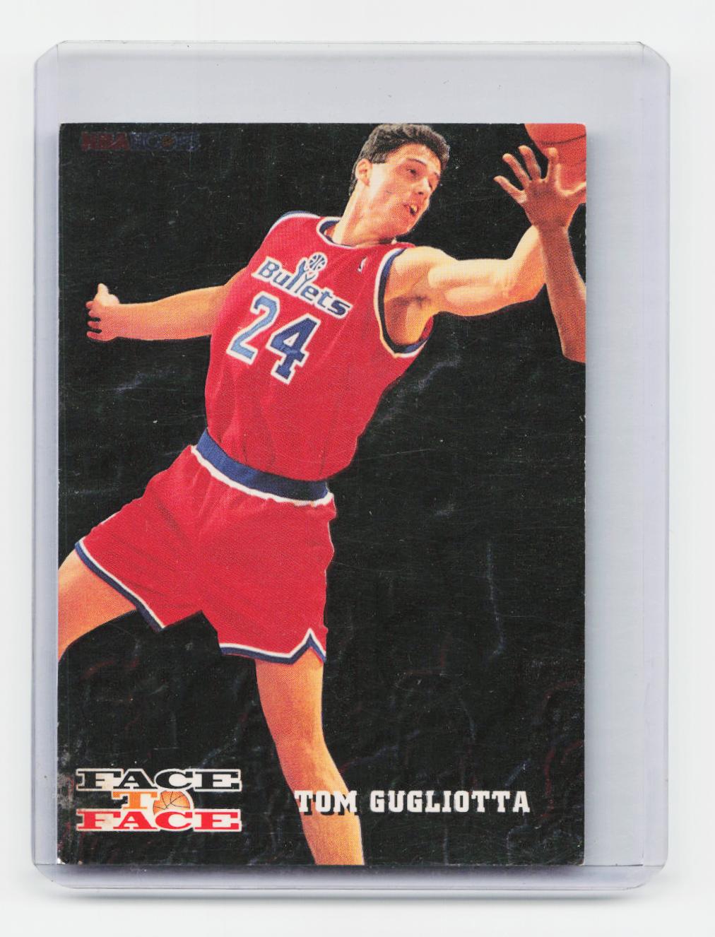 1993-94 Hoops #FTF7 Tom Gugliotta / Karl Malone Face to Face