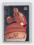 1997-98 Score Board Autographed #NNO Kiwane Garris 1997 Rookies Silver