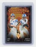 2024 Panini Phoenix #TT-DET Amon-Ra St. Brown / Jared Goff Treasured Tandems