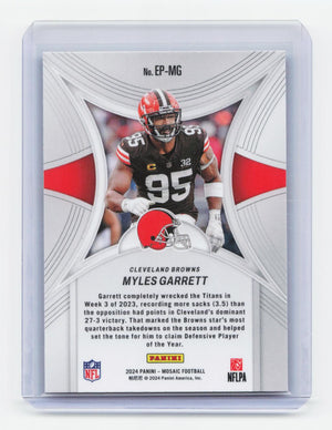 2024 Panini Mosaic #EP-MG Myles Garrett Epic Performers