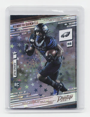 2021 Panini Prestige #217 Kenneth Gainwell Xtra Points Astral