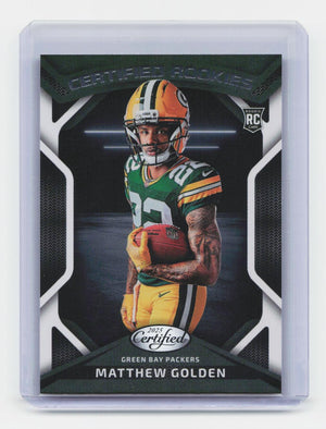 2025 Panini Certified #CRK-MGN Matthew Golden Certified Rookies