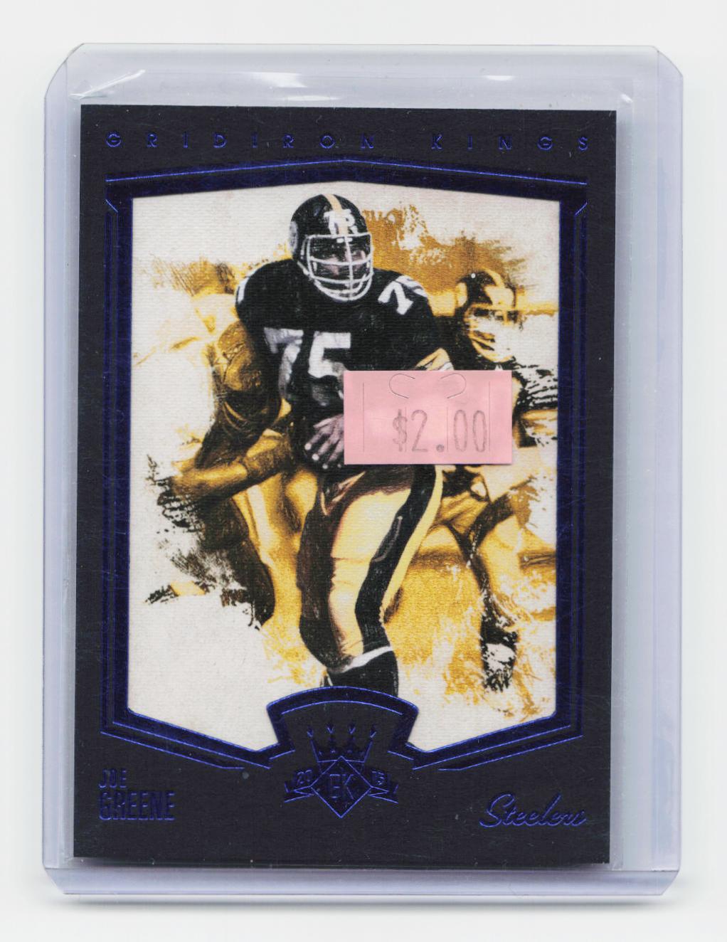 2015 Panini Gridiron Kings #165 Joe Greene Blue Framed
