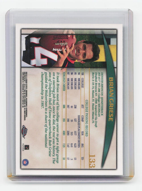 1998 Topps Chrome #133 Brian Griese