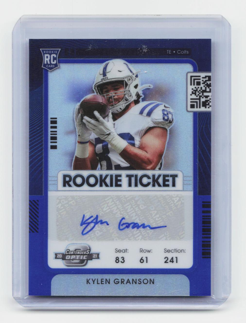 2021 Panini Contenders Optic #178 Kylen Granson