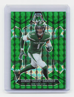 2024 Panini Mosaic #175 Ahmad "Sauce" Gardner Mosaic Green