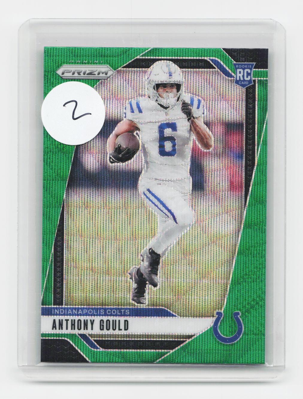 2024 Panini Prizm #305 Anthony Gould Green Wave