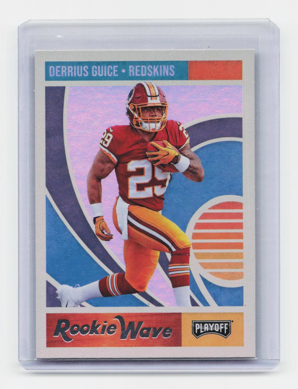 2018 Panini Playoff #14 Derrius Guice Rookie Wave