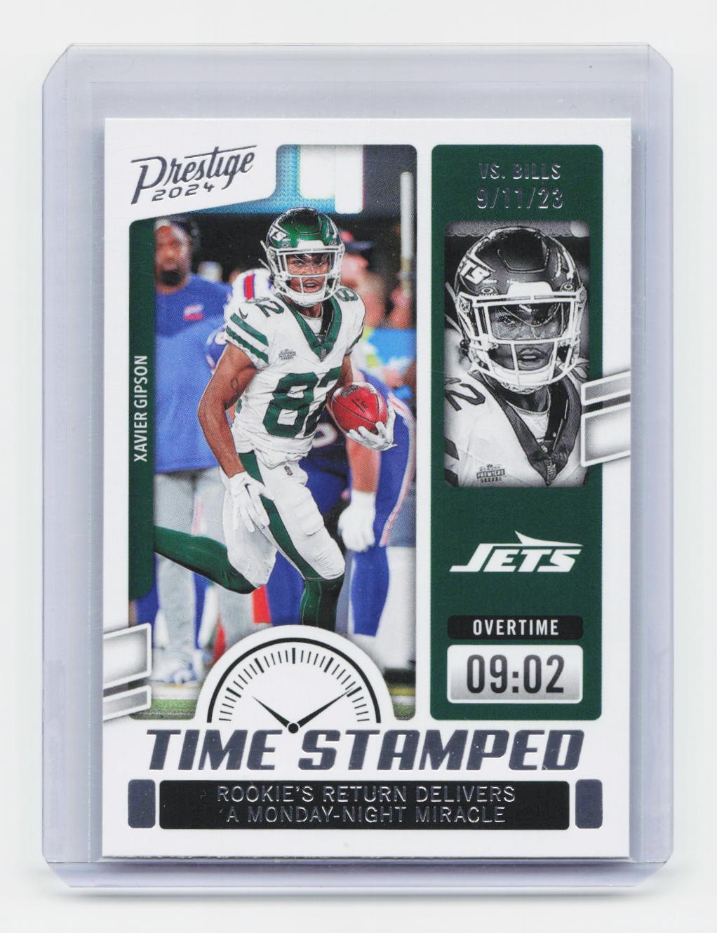 2024 Panini Prestige #TS-XGN Xavier Gipson Time Stamped