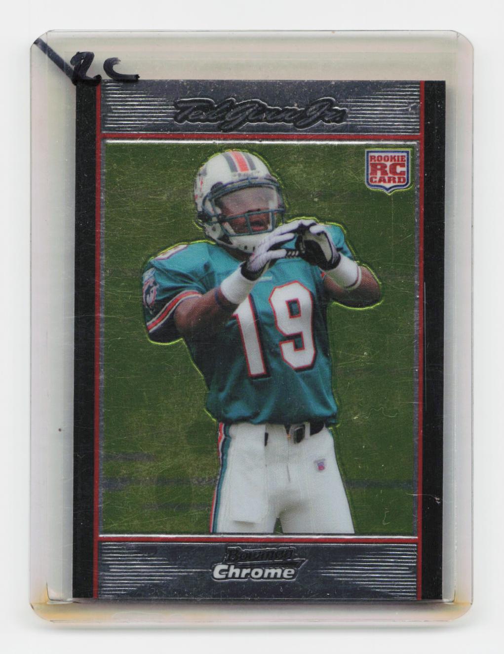 2007 Bowman Chrome #BC76 Ted Ginn Jr.