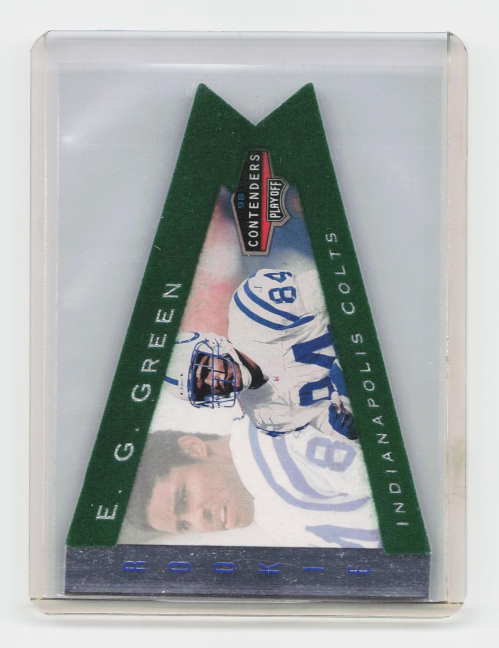 1998 Playoff Contenders - Pennants Green Felt #41 E.G. Green