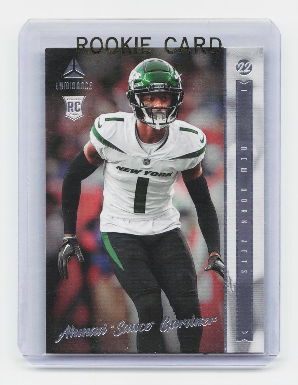 2022 Panini Chronicles #208 Ahmad "Sauce" Gardner Luminance Update Rookies