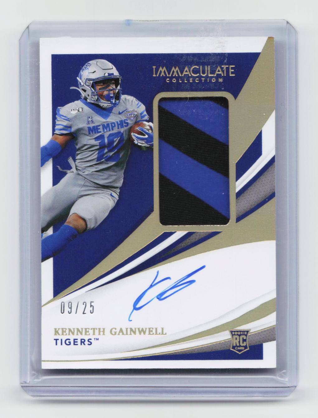 2021 Panini Immaculate Collection Collegiate #78 Kenneth Gainwell Gold #/25