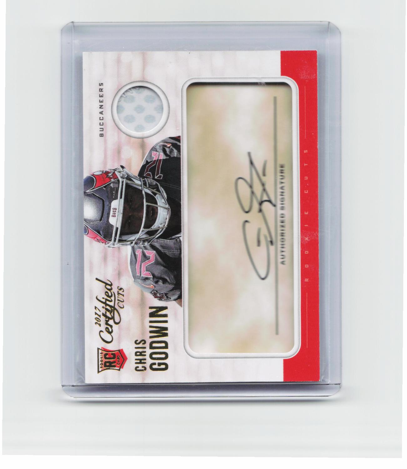 2017 Donruss Certified Cuts #230 Chris Godwin Rookie Cuts #/299