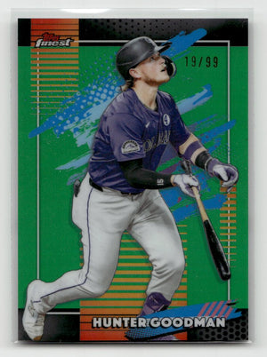 2026 Finest #155 Hunter Goodman Green Refractors #/99