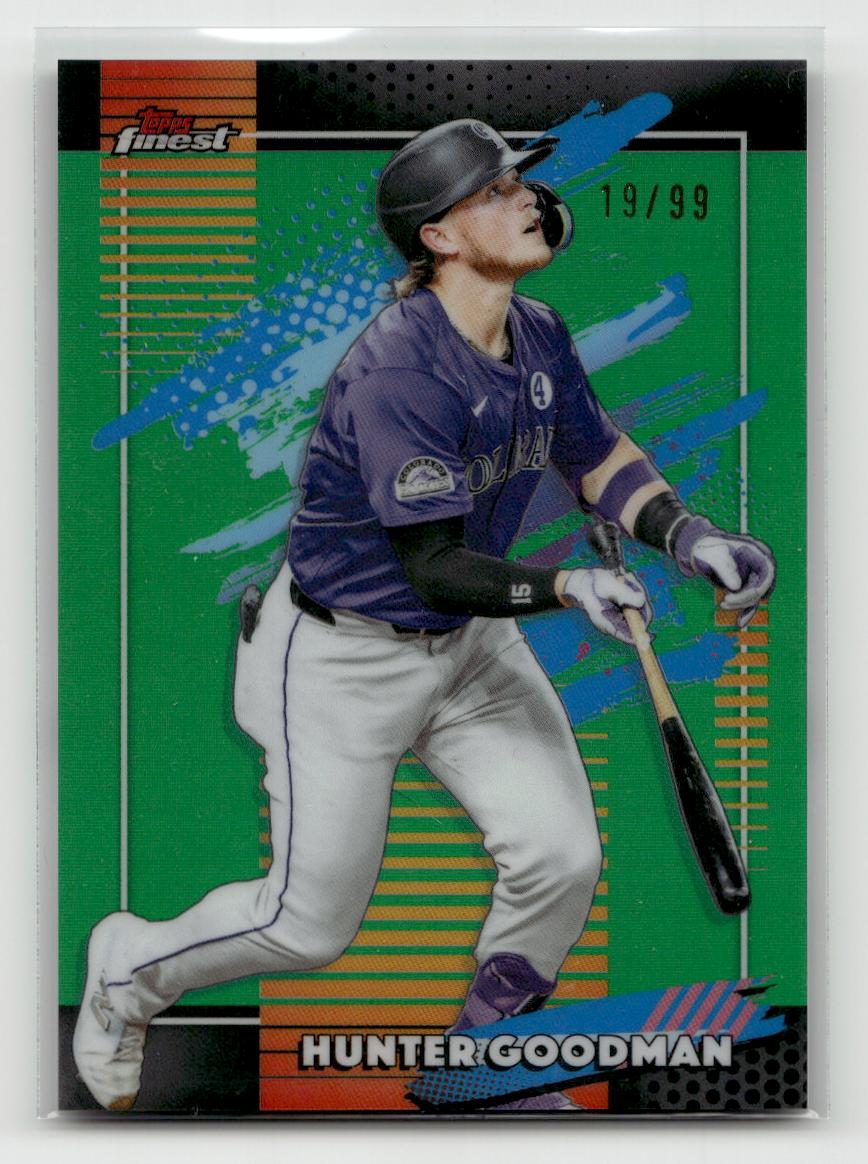 2026 Finest #155 Hunter Goodman Green Refractors #/99
