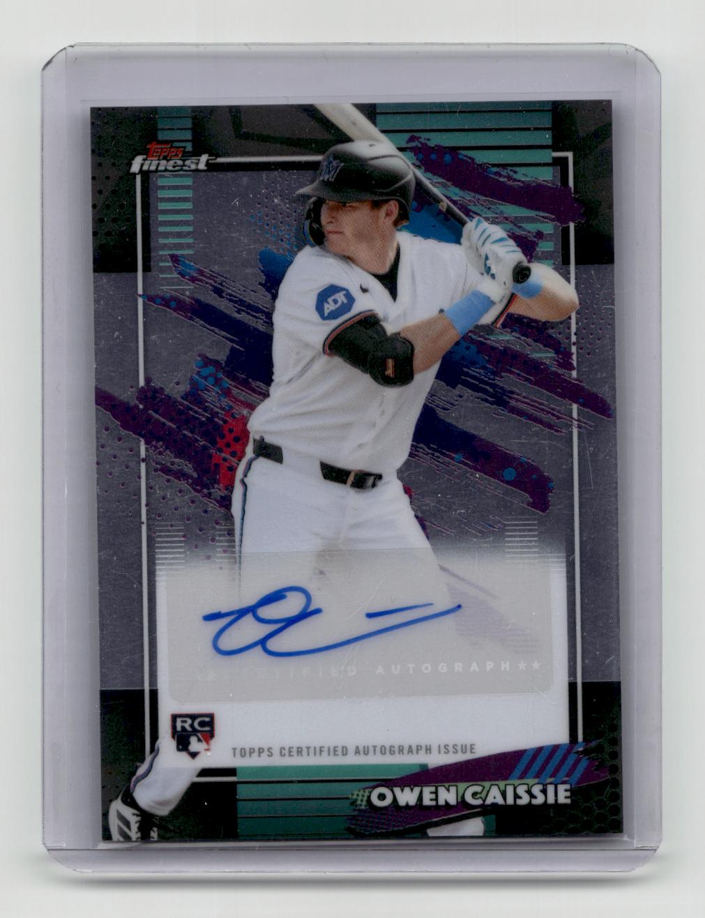 2026 Finest #FMA-OC Owen Caissie Finest Mega Autographs