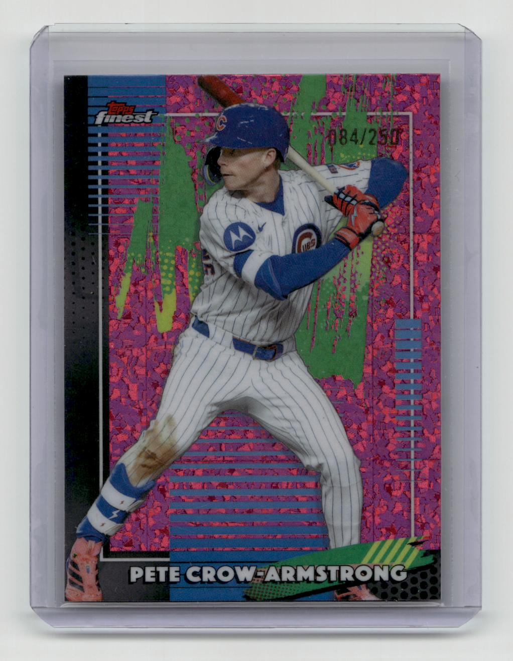 2026 Finest #71 Pete Crow-Armstrong Pink Mini-Diamond Refractors #/250