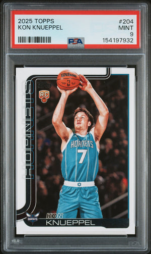 2025 Topps #204 Kon Knueppel PSA 9