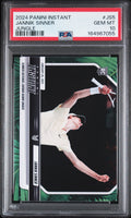 2024 Panini Instant #JS-5 Jannik Sinner Jungle PSA 10 #/25