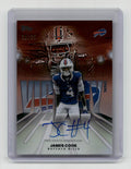 2026 Topps Flagship #VI-JC James Cook Victory Ink Orange #/25