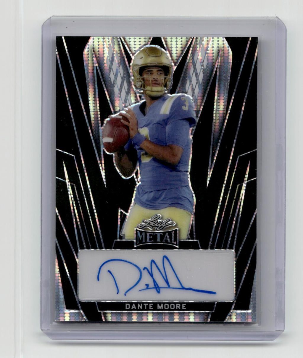 2024 Leaf Metal #BA-DM1 Dante Moore Autographs Pulsar Galaxy #/1