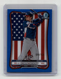 2026 Bowman Chrome #WBC-3 Roman Anthony WBC Flag Blue Refractor #/150