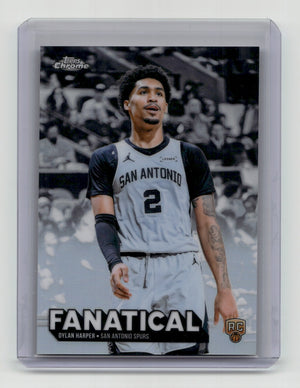 2025-26 Topps Chrome Update #FAN-12 Dylan Harper Fanatical