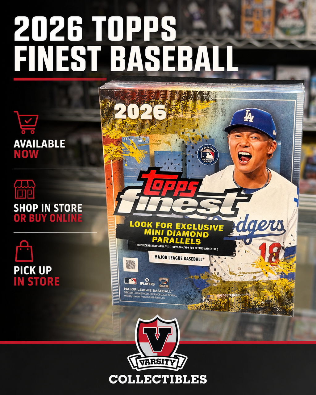 2026 Topps Finest Baseball - Mega Box